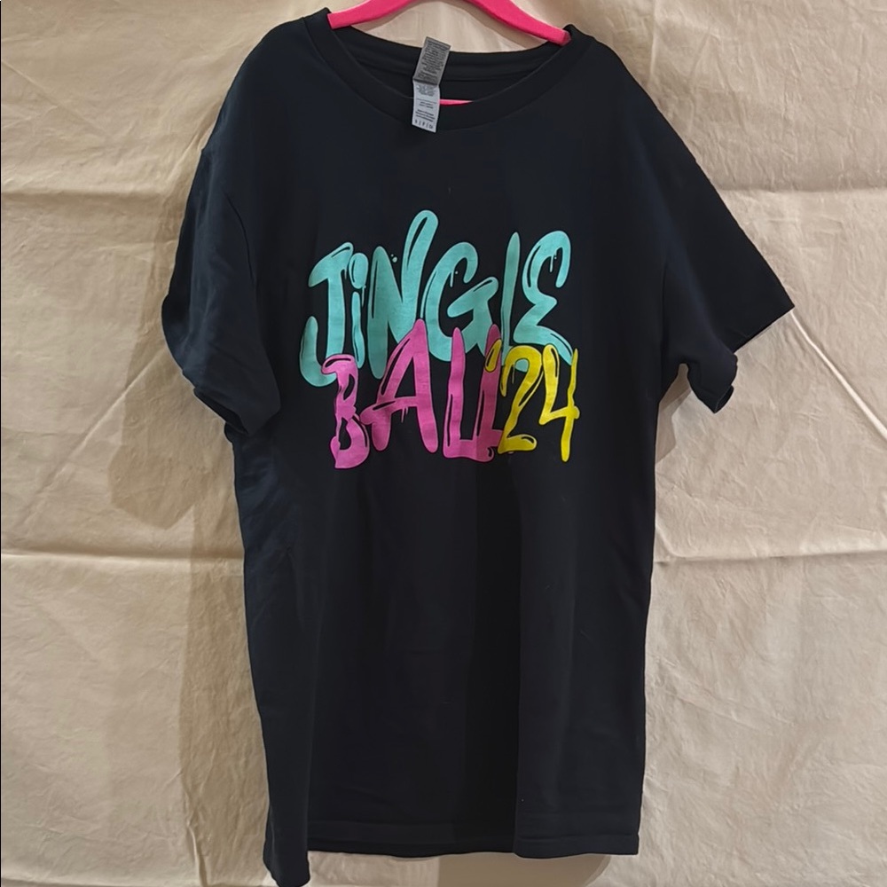 Gildan Black Tee with Colorful Graphic